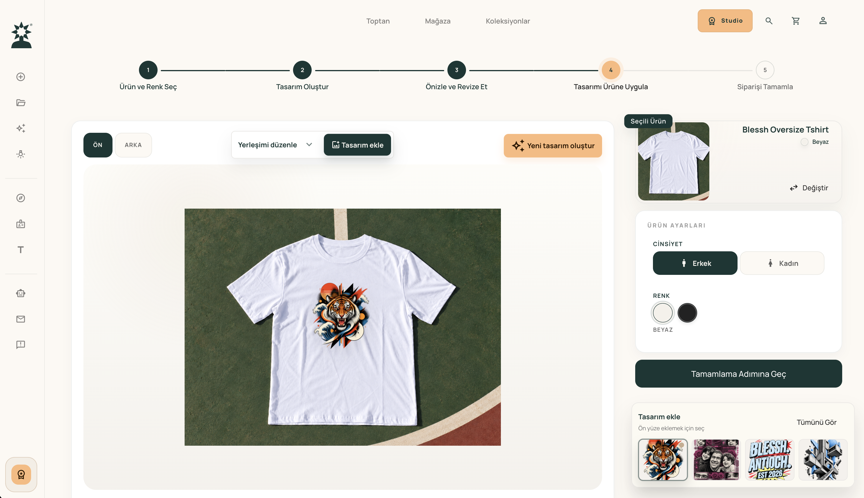 BLESSH — AI-Powered Custom Streetwear ekran görüntüsü